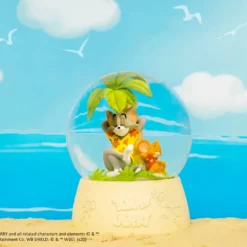 Beast Kingdom: Soap Studio - Tom And Jerry Tropical Oasis Snow Globe