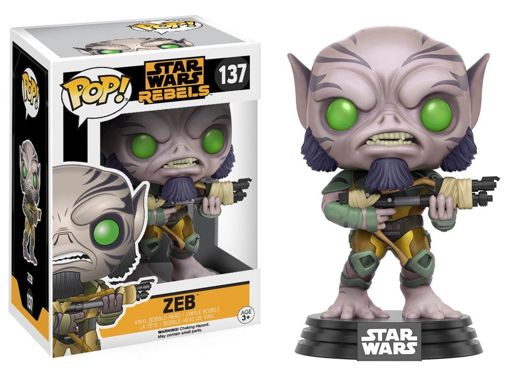 FUNKO POP! Star Wars: Rebels - Zeb 3 FUNKO POP! Star Wars: Rebels - Zeb