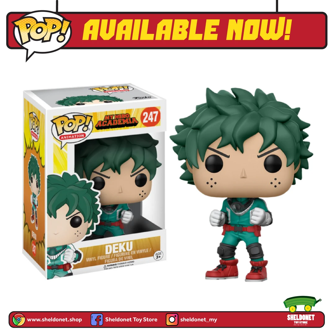 FUNKO Pop! Animation: My Hero Academia - Deku 3 FUNKO Pop! Animation: My Hero Academia - Deku