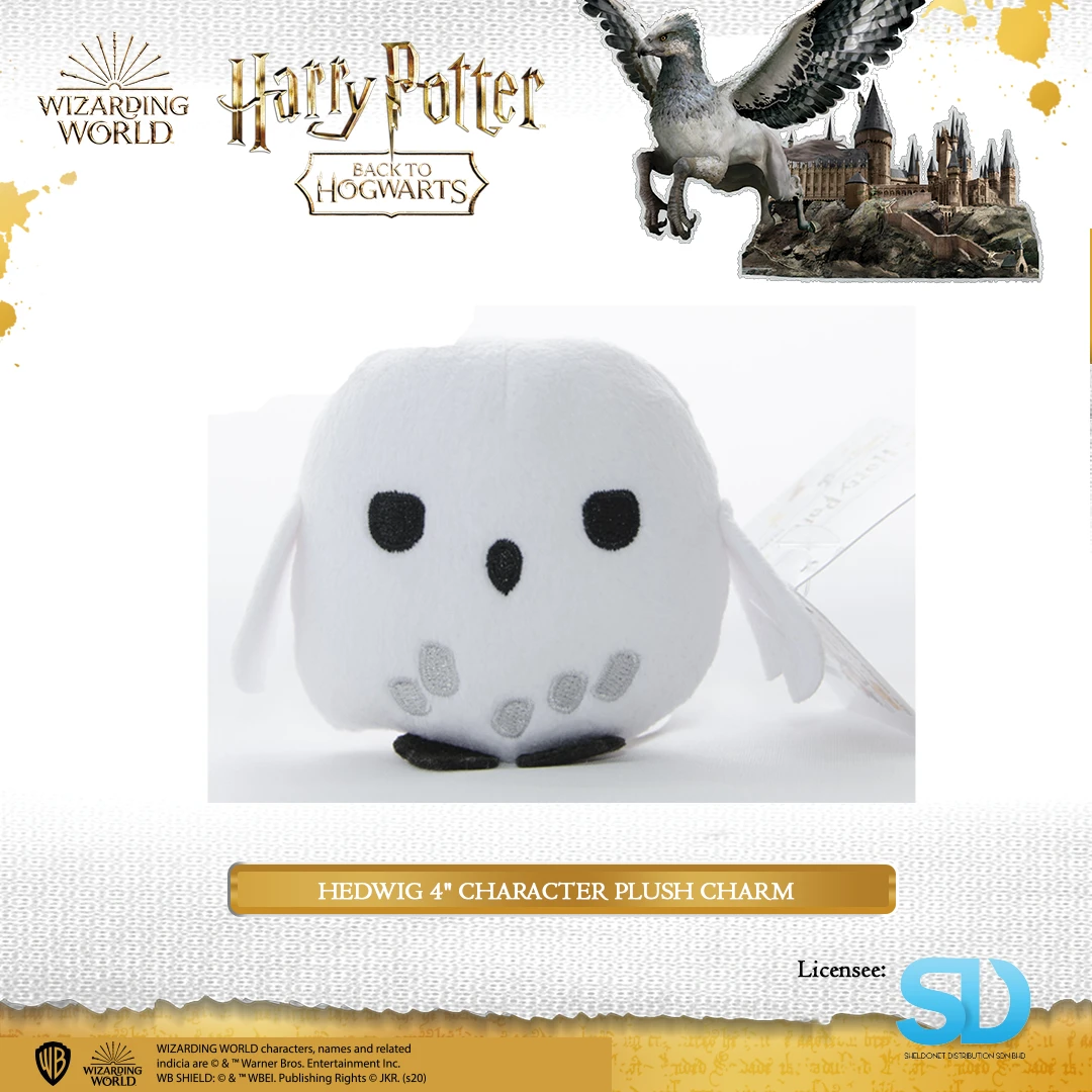 Wizarding World HARRY POTTER - Hedwig 4" Character Plush Charm 3 Wizarding World HARRY POTTER - Hedwig 4" Character Plush Charm