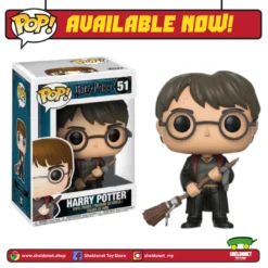 FUNKO Pop! Movies: Harry Potter - Harry Potter With Firebolt [Exclusive]