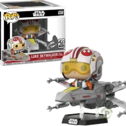FUNKO Pop! Deluxe: Star Wars: Luke Skywalker With X-Wing
