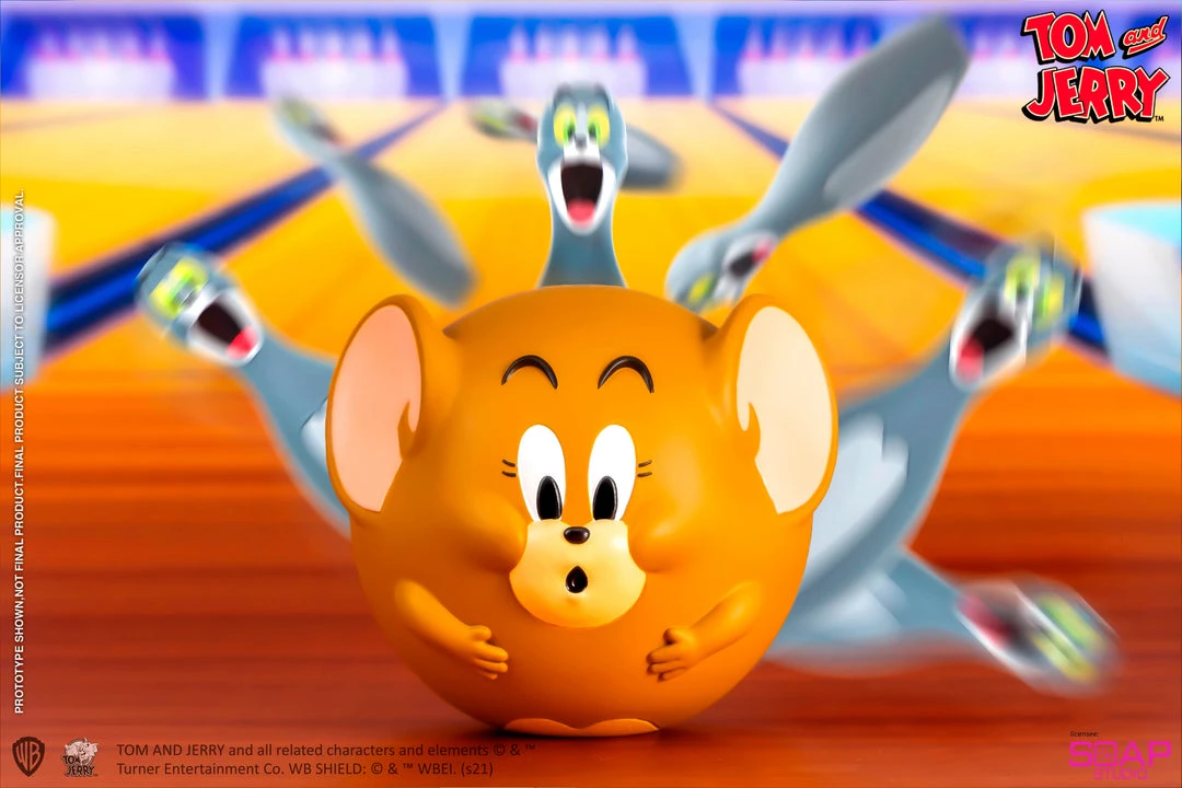 Beast Kingdom: Soap Studio - Tom And Jerry - Bowling Figures 3 Beast Kingdom: Soap Studio - Tom And Jerry - Bowling Figures
