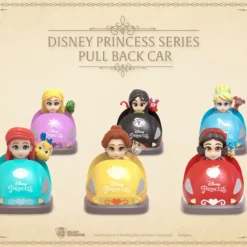 Beast Kingdom: Disney Princess Pull Back Car Series Set
