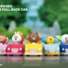 Beast Kingdom: LINE Friends Pull Back Car Series Set (5-in-1)