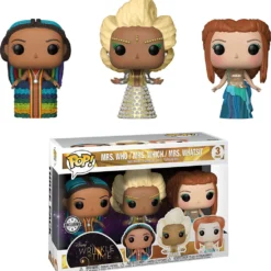 FUNKO Pop! Disney : A Wrinkle In Time - Mrs. Who, Whatsit & Which 3 Pack [Exclusive]