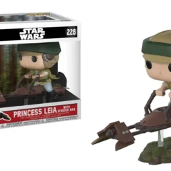 FUNKO Pop! Deluxe: Star Wars: Leia On Speeder Bike (40th Star Wars Anniversary)