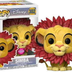FUNKO POP! Disney: Lion King - Simba With Leaf Mane (Flocked) [Exclusive]