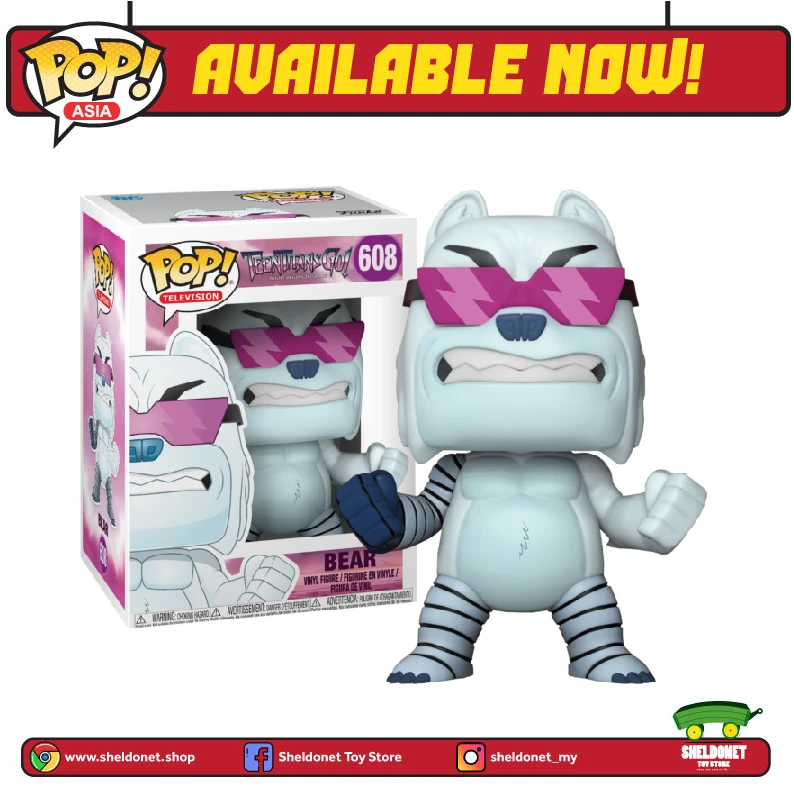 FUNKO Pop! TV: Teen Titans Go! - Bear 3 FUNKO Pop! TV: Teen Titans Go! - Bear