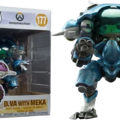 FUNKO POP! Games: Overwatch - D.Va With Meka (Blueberry) 6" Exclusive