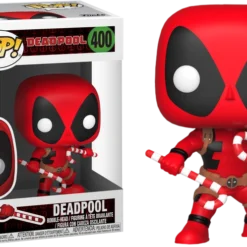 FUNKO POP! Marvel: Holiday - Deadpool W- Candy Canes