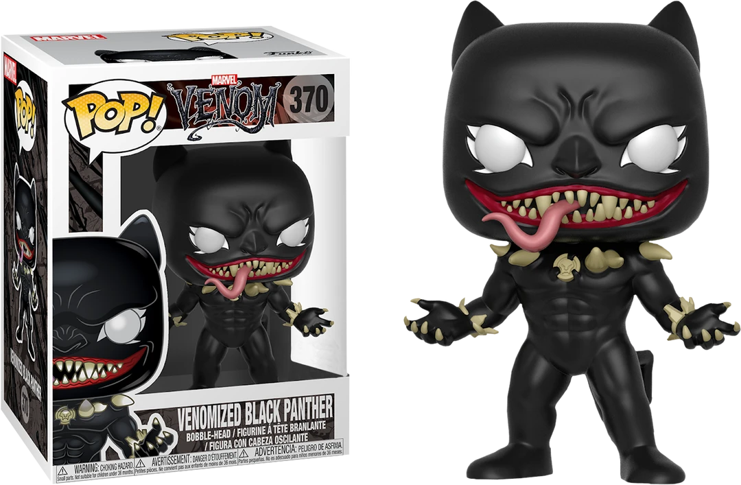 FUNKO Pop! Marvel - Marvel Venom - Venomized Black Panther 3 FUNKO Pop! Marvel - Marvel Venom - Venomized Black Panther