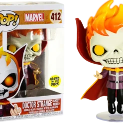 FUNKO Pop! Marvel: Comics - Dr. Strange As Ghost Rider (Glow In The Dark) [Exclusive]