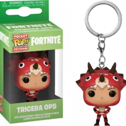 FUNKO Pocket Pop! Games: Fortnite - Tricera Ops Pocket POP! Keychain