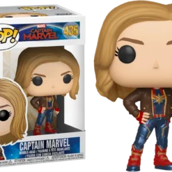 FUNKO Pop! Marvel: Captain Marvel (2019) - Captain Marvel In Brown Jacket [Exclusive]
