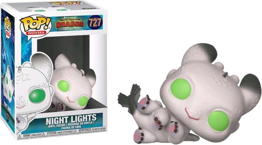FUNKO POP! Movies: How To Train Your Dragon 3 - Night Lights (White & Green) 3 FUNKO POP! Movies: How To Train Your Dragon 3 - Night Lights (White & Green)