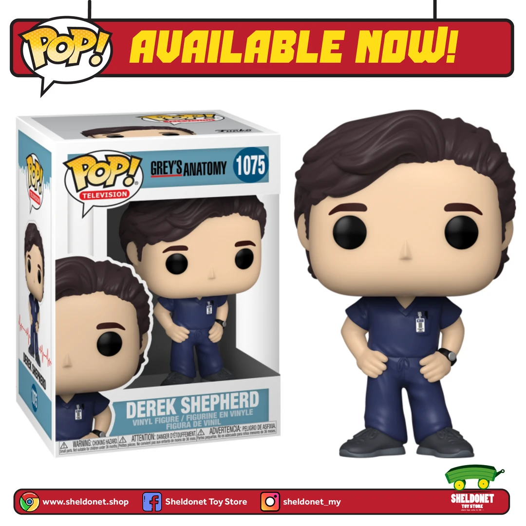 FUNKO Pop! TV: Grey's Anatomy - Derek Shepherd 3 FUNKO Pop! TV: Grey's Anatomy - Derek Shepherd
