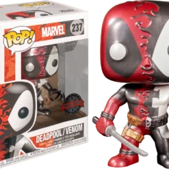 FUNKO Pop! Marvel: Marvel Venom - Venomized Deadpool (Metallic) [Exclusive]
