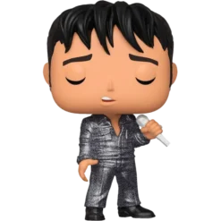 FUNKO Pop! Rocks: Elvis Presley - '68 Comeback Special (Diamond Glitter) [Exclusive]