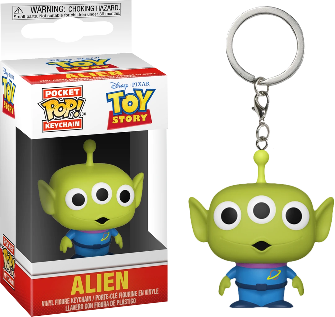 FUNKO Pocket Pop! Disney: Toy Story - Alien Pocket POP! Keychain 3 FUNKO Pocket Pop! Disney: Toy Story - Alien Pocket POP! Keychain