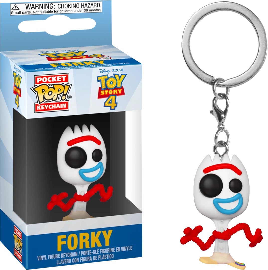FUNKO Pocket Pop! Disney: Toy Story 4 - Forky 3 FUNKO Pocket Pop! Disney: Toy Story 4 - Forky