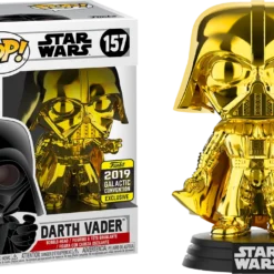 FUNKO Convention Exclusive Pop! Star Wars: Darth Vader Gold Chrome (2019 Galactic Convention) [Exclusive]