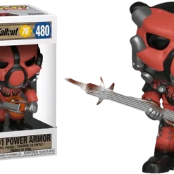 FUNKO POP! Games: Fallout 76 - X-01 Power Armor (Red) [Exclusive]