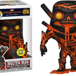 FUNKO Pop! Marvel: Spider-Man Far From Home - Molten Man (Glow In The Dark) [Exclusive]