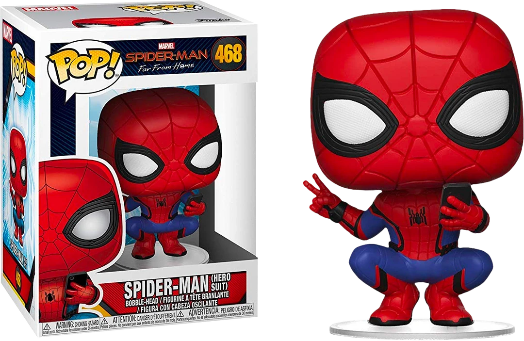 FUNKO Pop! Marvel: Spider-Man Far From Home - Selfie Spider-Man 3 FUNKO Pop! Marvel: Spider-Man Far From Home - Selfie Spider-Man