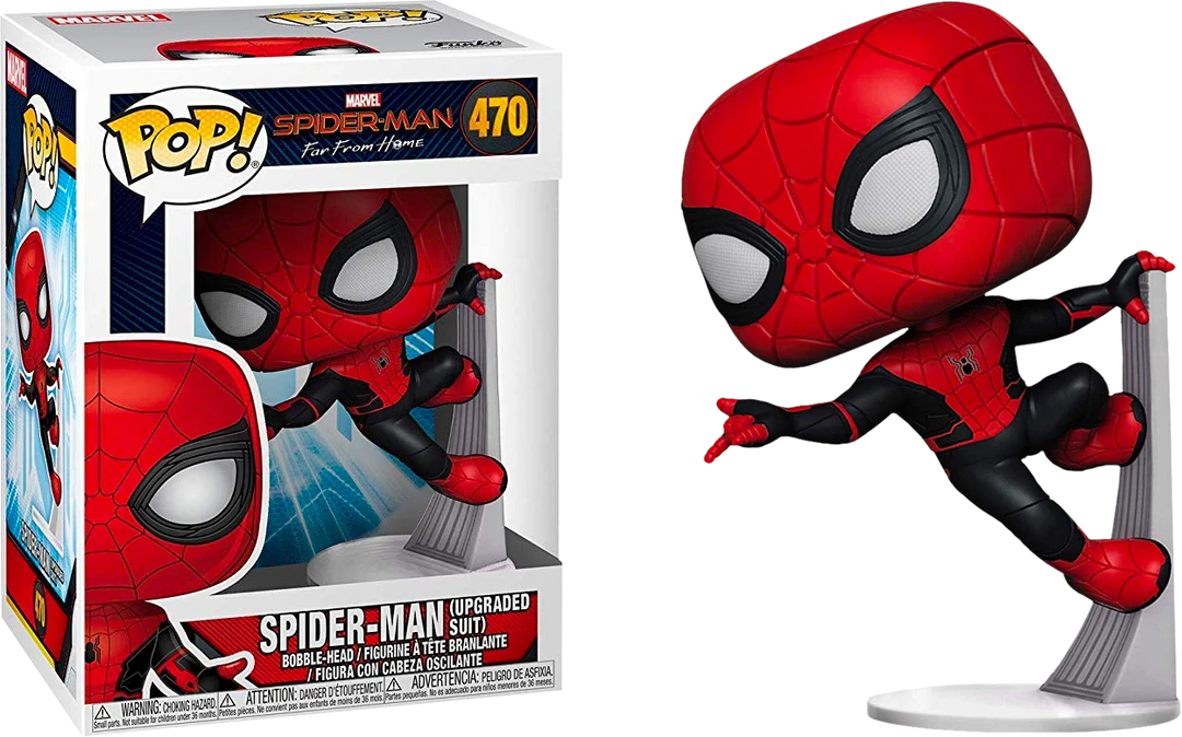 FUNKO Pop! Marvel: Spiderman: Far From Home - Spider-Man (Upgraded Suit) 3 FUNKO Pop! Marvel: Spiderman: Far From Home - Spider-Man (Upgraded Suit)