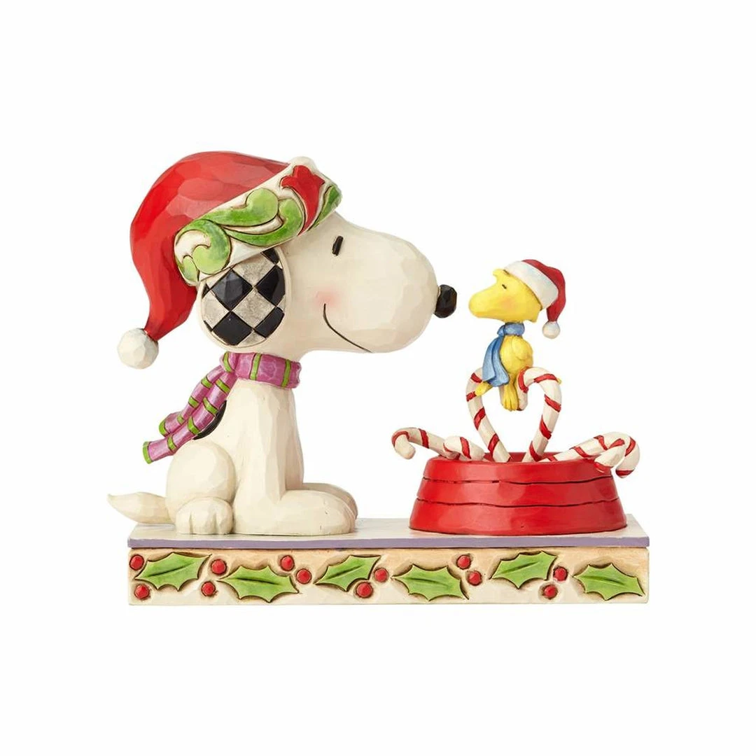Enesco : Peanuts By Jim Shore - Snoopy & Woodstock Candy Cane 3 Enesco : Peanuts By Jim Shore - Snoopy & Woodstock Candy Cane