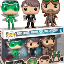 FUNKO Pop! Disney: Artemis Fowl - Artemis,Mulch,Holly (3-Pack) [Exclusive]