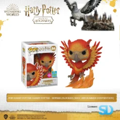 FUNKO POP! Harry Potter: Harry Potter - Fawkes (Flocked) [SDCC 2019 Summer Convention]