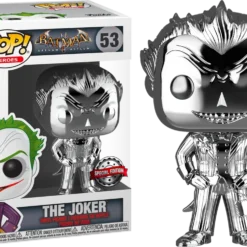 FUNKO Pop! Heroes: Arkham Asylum - Joker (Silver Chrome) [Exclusive]