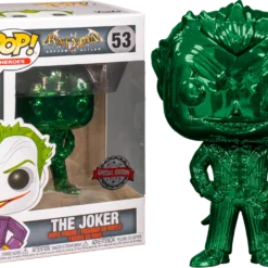 FUNKO Pop! Heroes: Arkham Asylum - Joker (Green Chrome) [Exclusive]