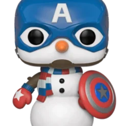 FUNKO POP! Marvel: Holiday - Cap Snowman