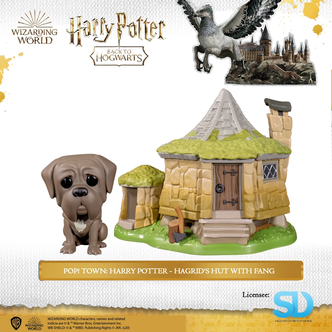 FUNKO Pop! Town: Harry Potter - Hagrid's Hut With Fang 3 FUNKO Pop! Town: Harry Potter - Hagrid's Hut With Fang