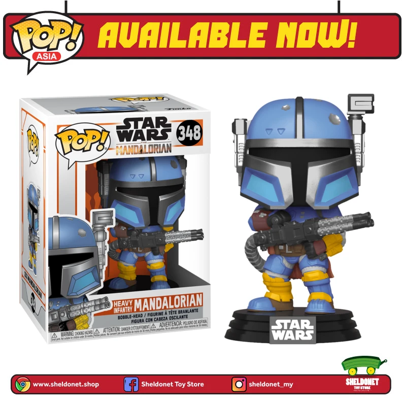 FUNKO Pop! Star Wars: The Mandalorian - Heavy Infantry (Metallic) 3 FUNKO Pop! Star Wars: The Mandalorian - Heavy Infantry (Metallic)