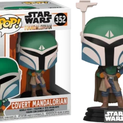 FUNKO POP Star Wars: The Mandalorian - Covert Mandalorian (Metallic)