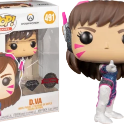 FUNKO Pop! Games: Overwatch - D.Va (Diamond Glitter) [Exclusive]