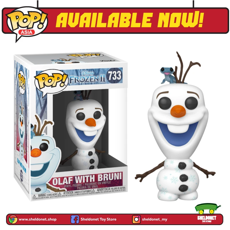 FUNKO Pop! Disney: Frozen 2 - Olaf With Bruni POP! VINYL 3 FUNKO Pop! Disney: Frozen 2 - Olaf With Bruni POP! VINYL
