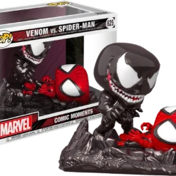 FUNKO Pop! Marvel: Comic Moments - Spider-Man Vs. Venom (Metallic) [Exclusive]