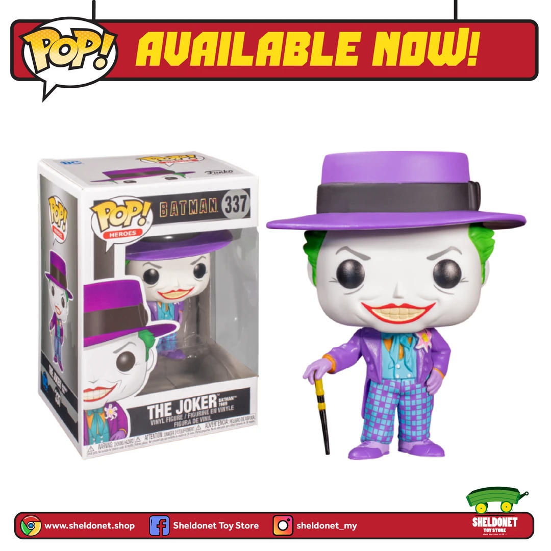FUNKO Pop! Heroes: Batman 1989 - The Joker 3 FUNKO Pop! Heroes: Batman 1989 - The Joker