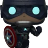 FUNKO Pop! Marvel Games: Marvel's Avengers (2020) - Captain America (Glow In The Dark) [Exclusive]