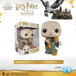 FUNKO Jumbo-Sized Pop! Pop! Movies : Harry Potter- Voldemort With Nagini 10" Inch