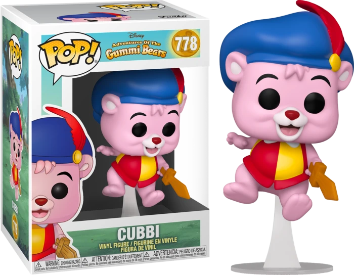 FUNKO Pop! Disney: Adventures Of The Gummi Bears - Cubbi 3 FUNKO Pop! Disney: Adventures Of The Gummi Bears - Cubbi
