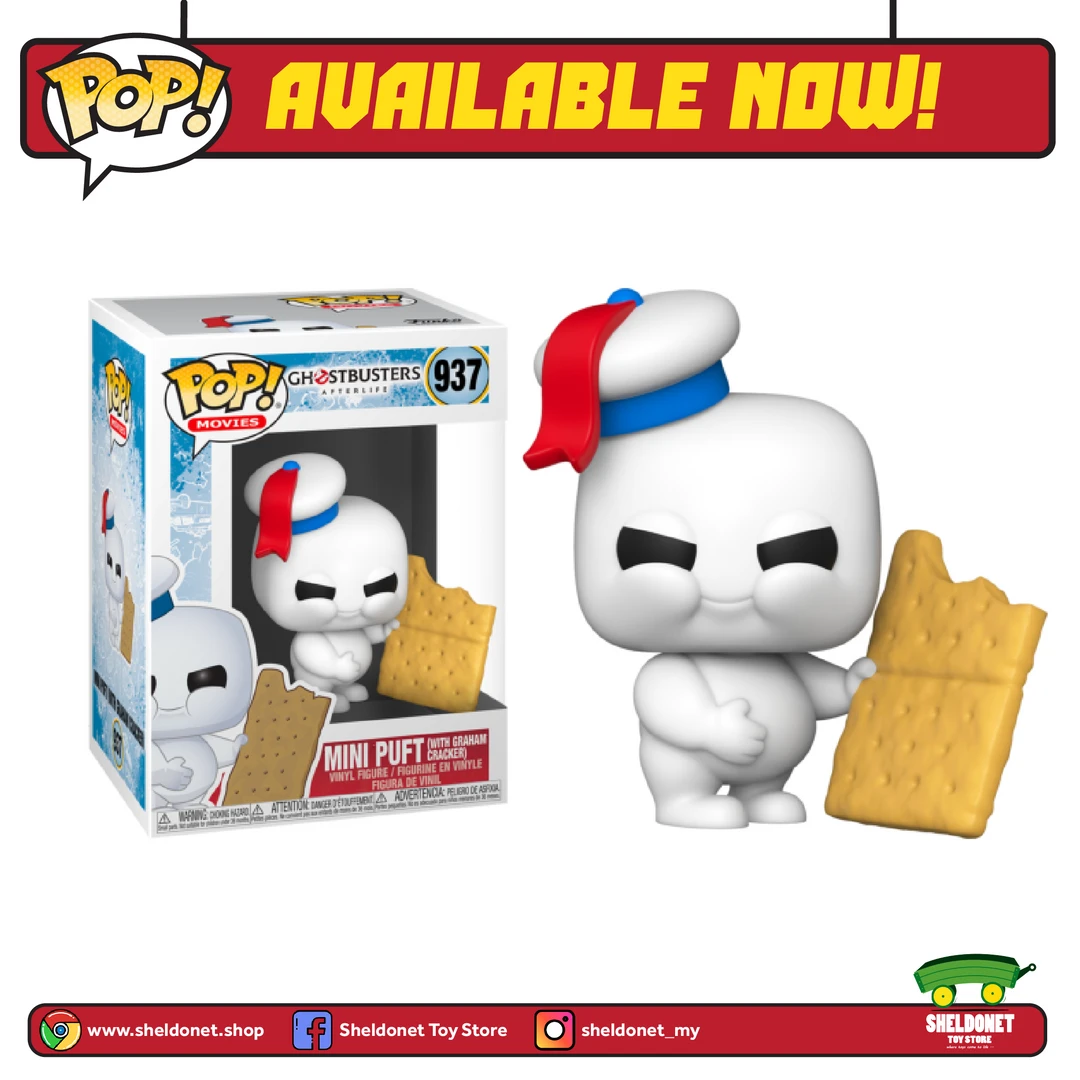 FUNKO Pop! Movies: Ghostbusters: Afterlife - Mini Puft With Graham Cracker 3 FUNKO Pop! Movies: Ghostbusters: Afterlife - Mini Puft With Graham Cracker