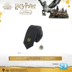 Famesbro Cinereplica: Necktie Harry Potter:Deluxe Box Set Hogwarts (With Metal Pin) Wizarding World