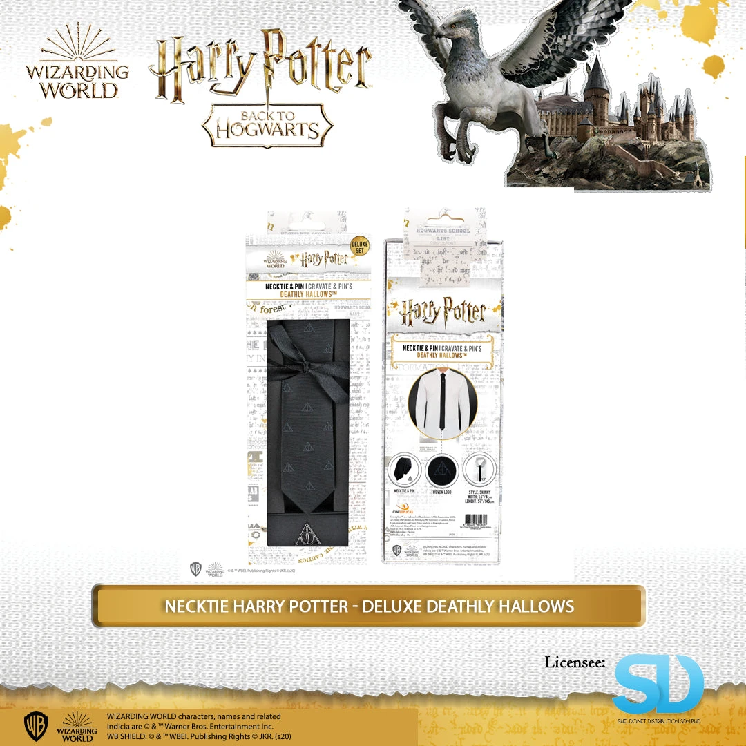 Famesbro Cinereplica: Necktie Harry Potter - Deluxe Deathly Hallows 3 Famesbro Cinereplica: Necktie Harry Potter - Deluxe Deathly Hallows
