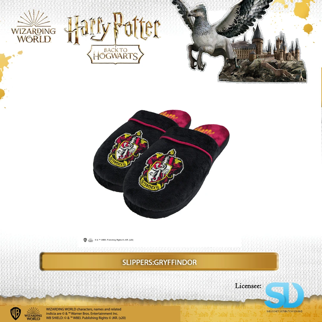 Famesbro Wizarding World Cinereplica: Slippers:Gryffindor (EU 40-45 ; US 7-11) 3 Famesbro Wizarding World Cinereplica: Slippers:Gryffindor (EU 40-45 ; US 7-11)